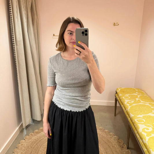 Edie Tee in Grey-T-Shirts-Skall-eugenienewport