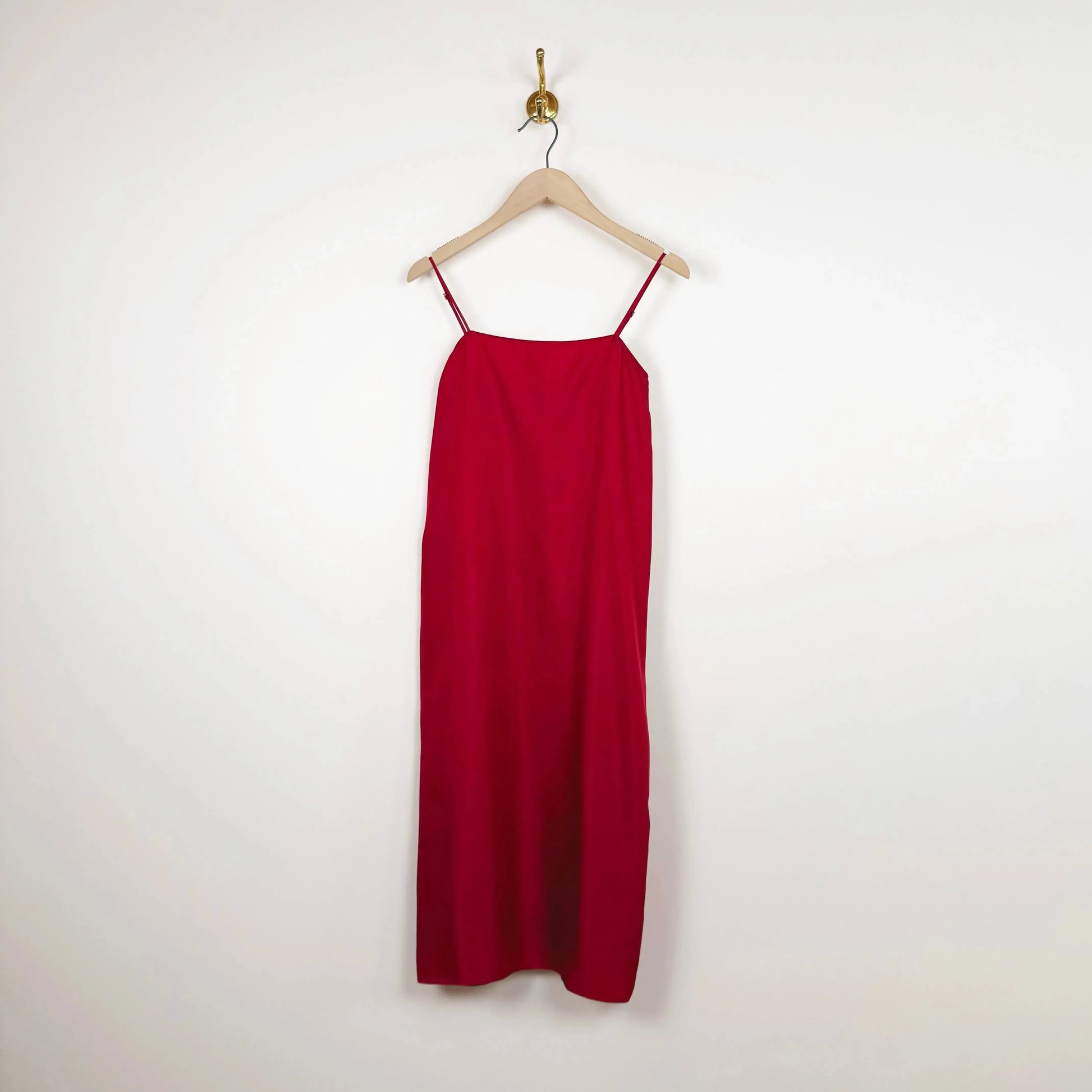Everyday Dress in Deep Red-Dresses-Comme Si-eugenienewport