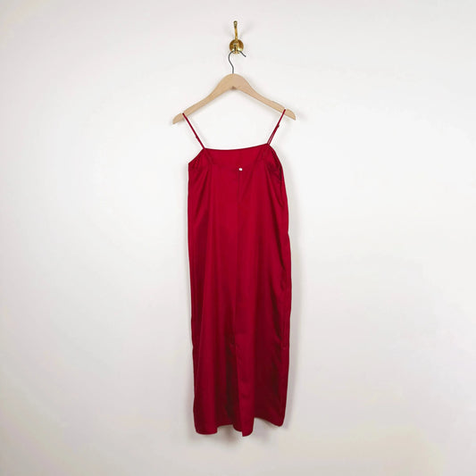 Everyday Dress in Deep Red-Dresses-Comme Si-eugenienewport