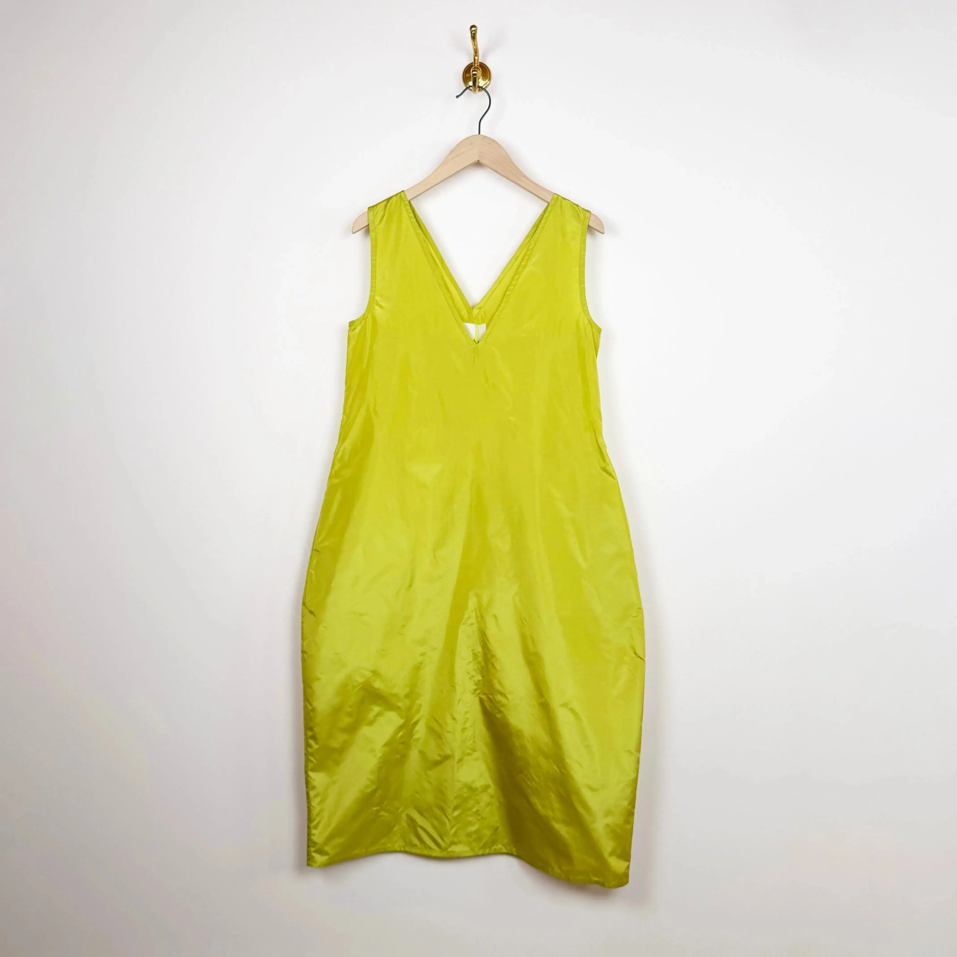 Flo Dress in Pistachio Taffeta-Dresses-Nitto-eugenienewport