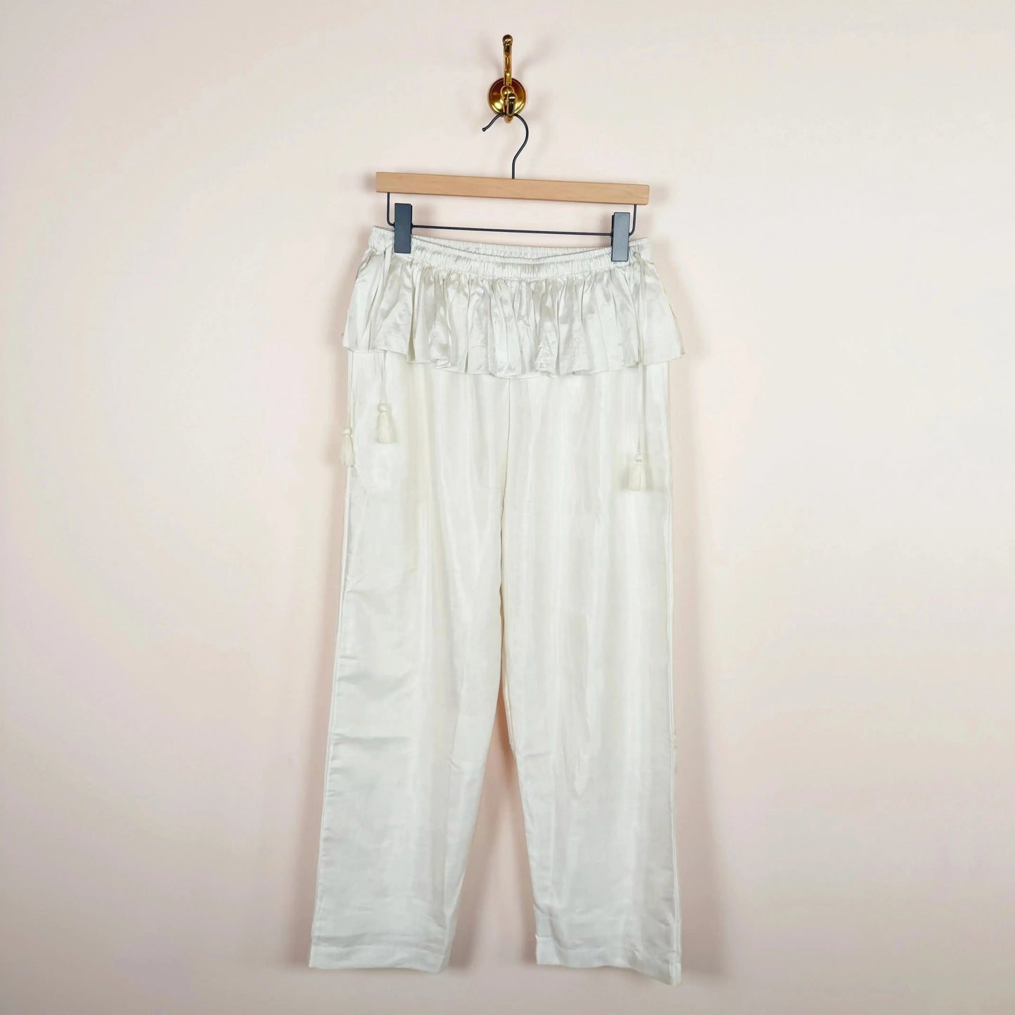 Frap Pants in B.White-Pants-Bunon-eugenienewport