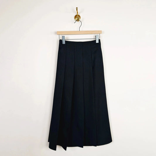 Fuse Pleated Skirt in Flint-Skirts-Studio Nicholson-eugenienewport