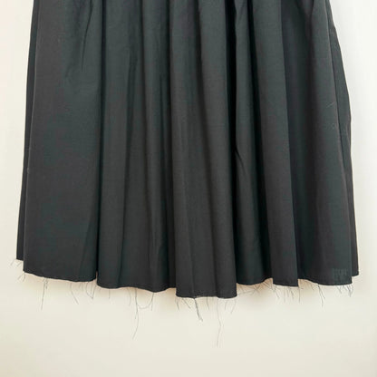 Gelsa Skirt in Black Light Wool-Skirts-Nitto-eugenienewport