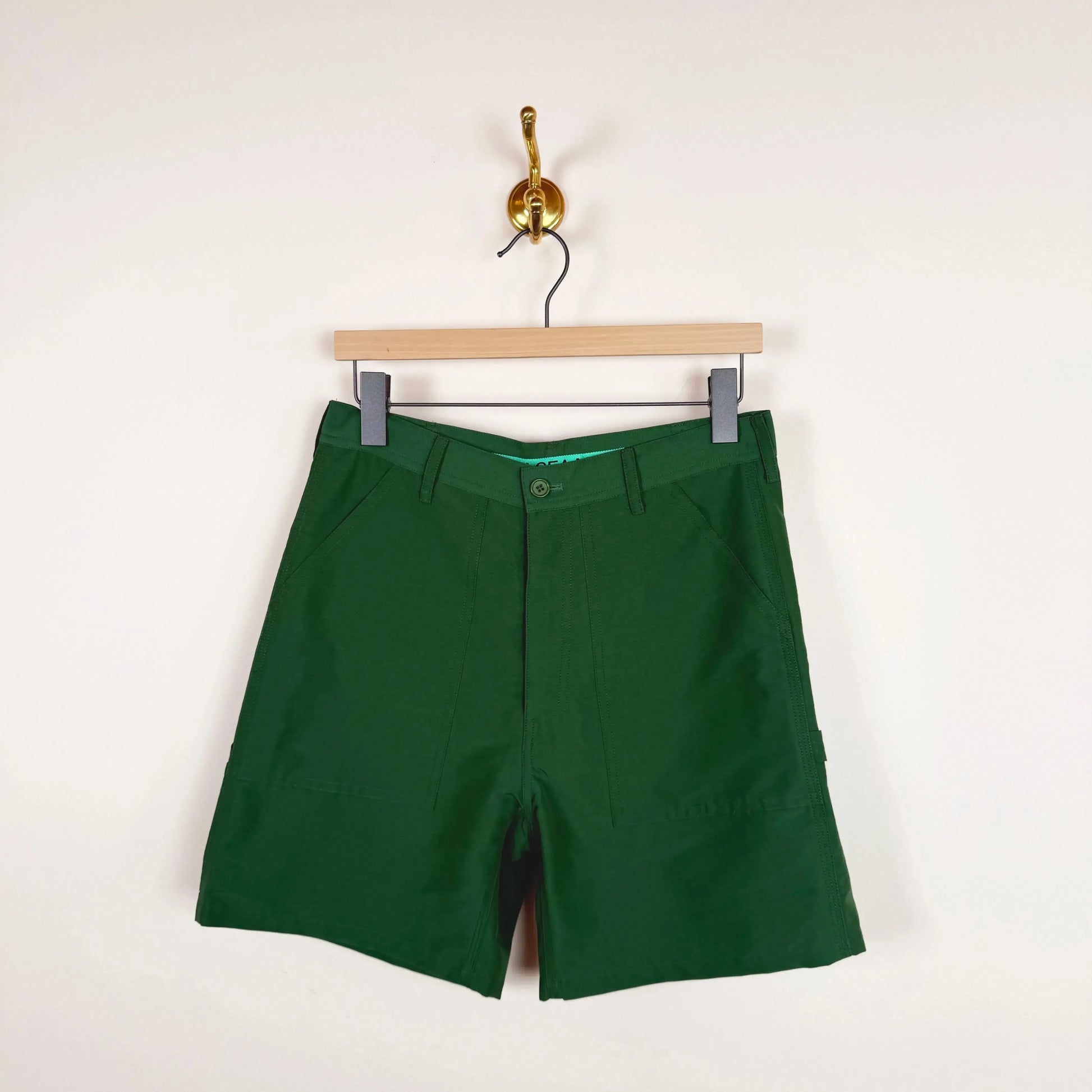 George Short in Green Grosgrain-Shorts-Chelsea Mak-eugenienewport