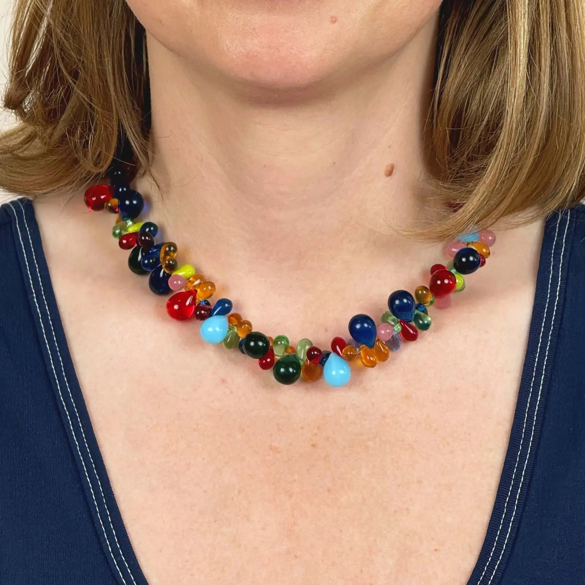 Grape Necklace in Tutti Frutti-Accessories-Aglagla-eugenienewport