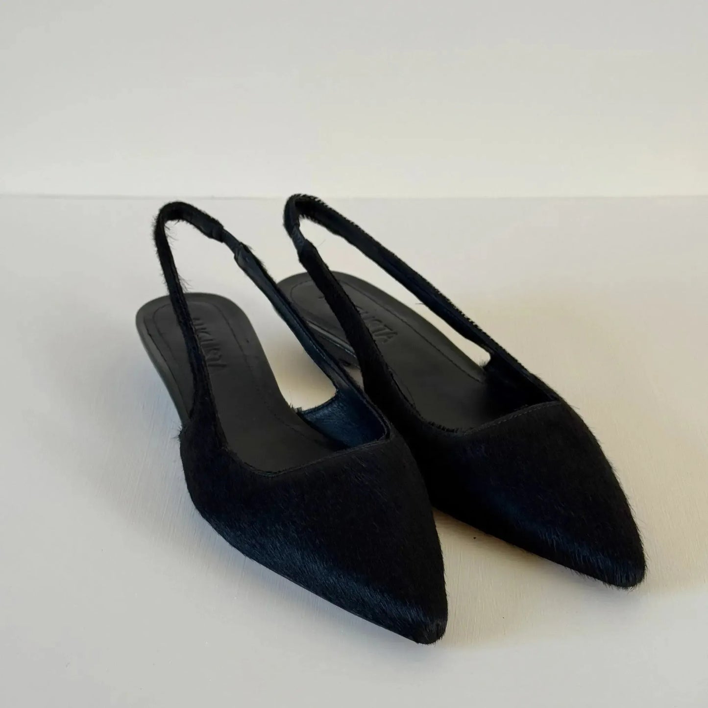 Harper Slingback in Black Calf Hair-Shoes-Augusta-eugenienewport