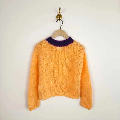 Hazy Sweater in Peach/Purple-Sweaters-Gudrun & Gudrun-eugenienewport