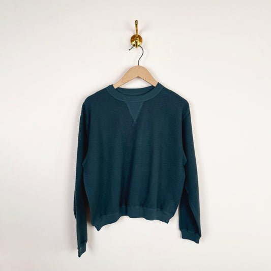 Hina Reversed Sweatshirt in Blue Graphite