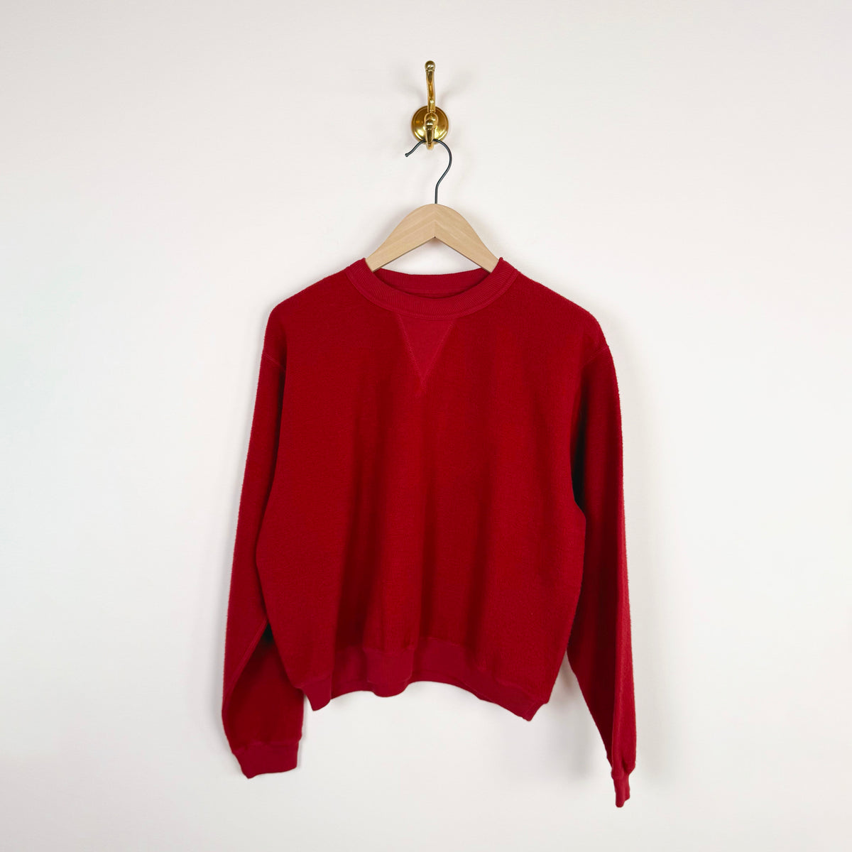 Hina Reversed Sweatshirt in Garnet