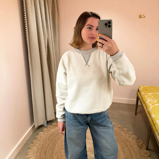 Hina Reversed Sweatshirt in Grey-Sweatshirts-Sunray-eugenienewport
