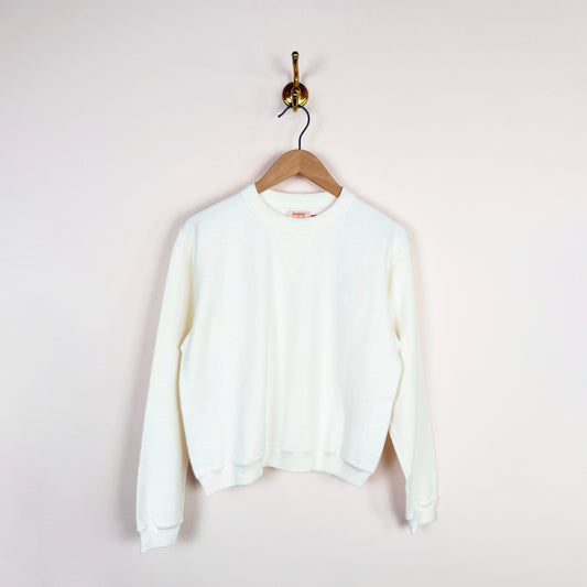 Hina Reversed Sweatshirt in Off White