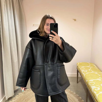 Holland Coat in Black-Coats-Cawley-eugenienewport