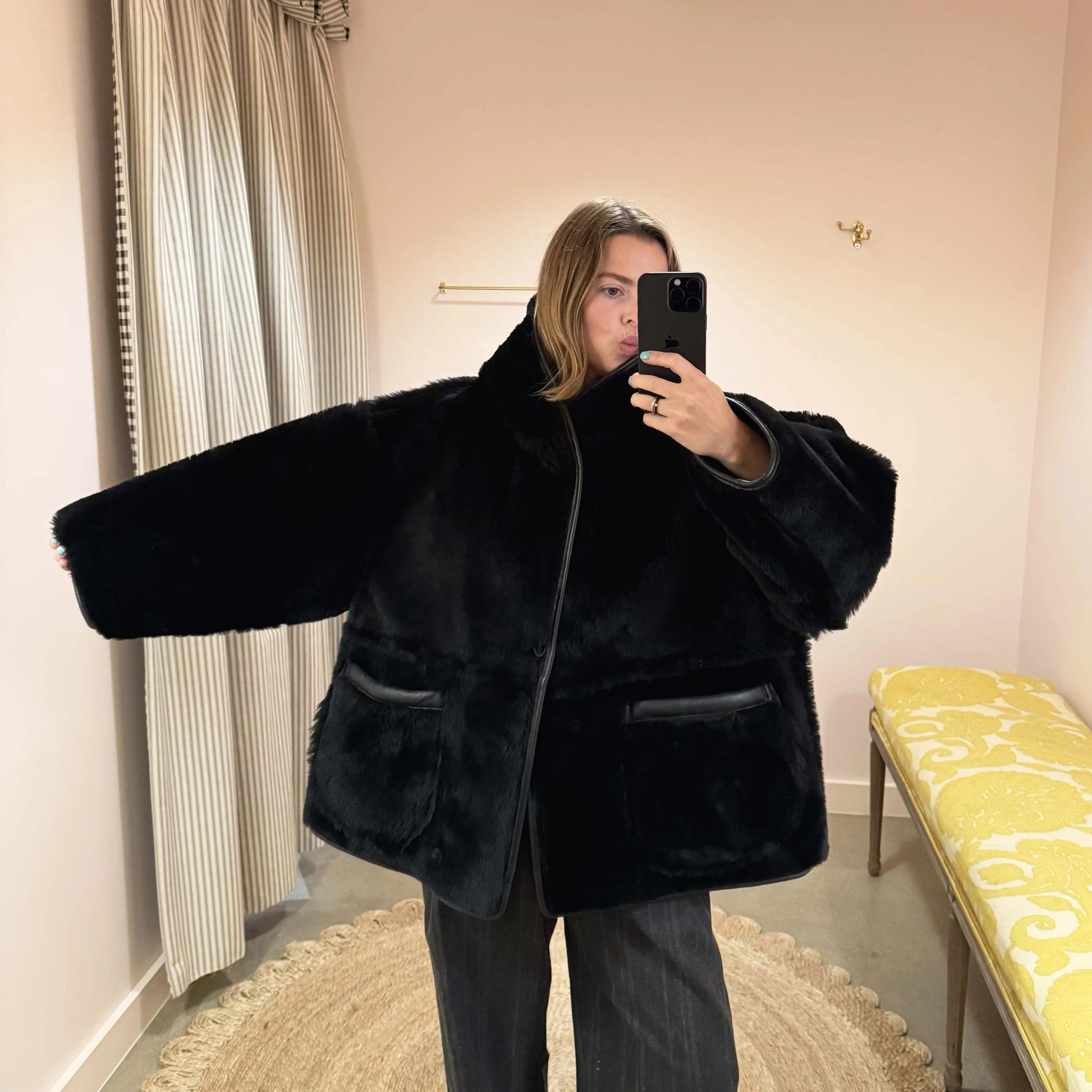 Holland Coat in Black-Coats-Cawley-eugenienewport