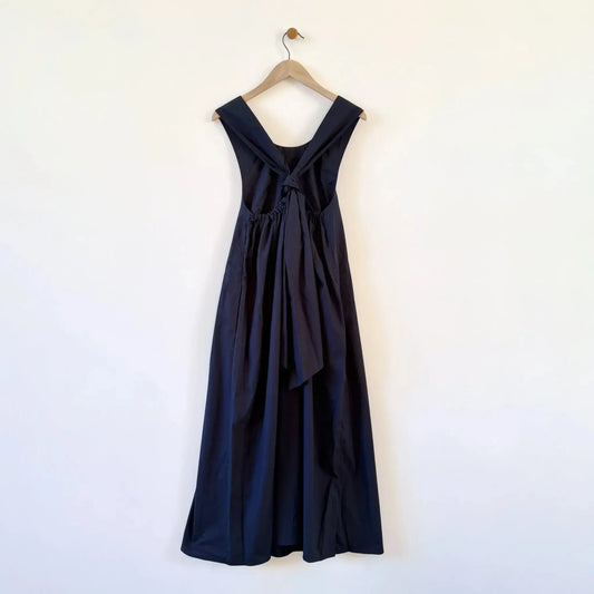 Holly Dress in Navy-Dress-Eleph-eugenienewport