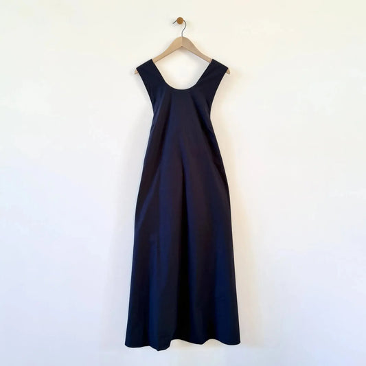 Holly Dress in Navy-Dress-Eleph-eugenienewport