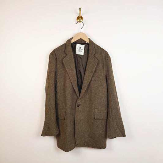 Hyannis Deconstructed Blazer in Brown