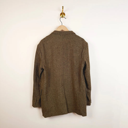Hyannis Deconstructed Blazer in Brown-Jackets-Denimist-eugenienewport