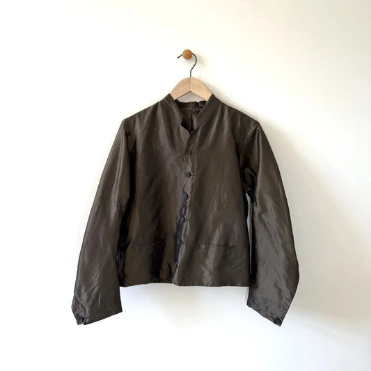 Jacket 0450002 in Moss-Jackets-Christian Peau-eugenienewport