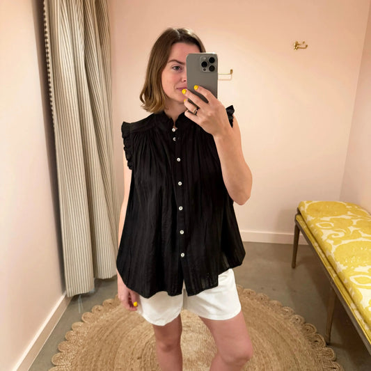 Juliane Top in Black-Tops-Skall-eugenienewport