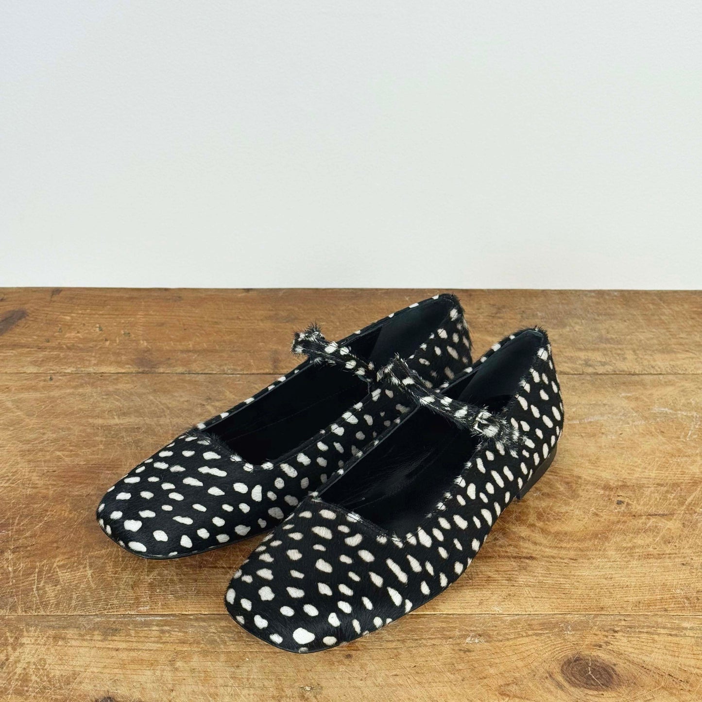 Julieta Mary Janes in Calf Hair