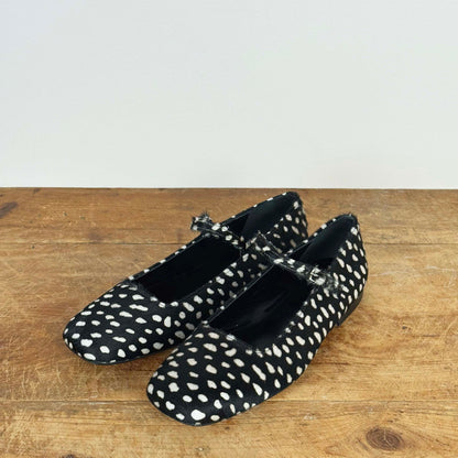 Julieta Mary Janes in Calf Hair