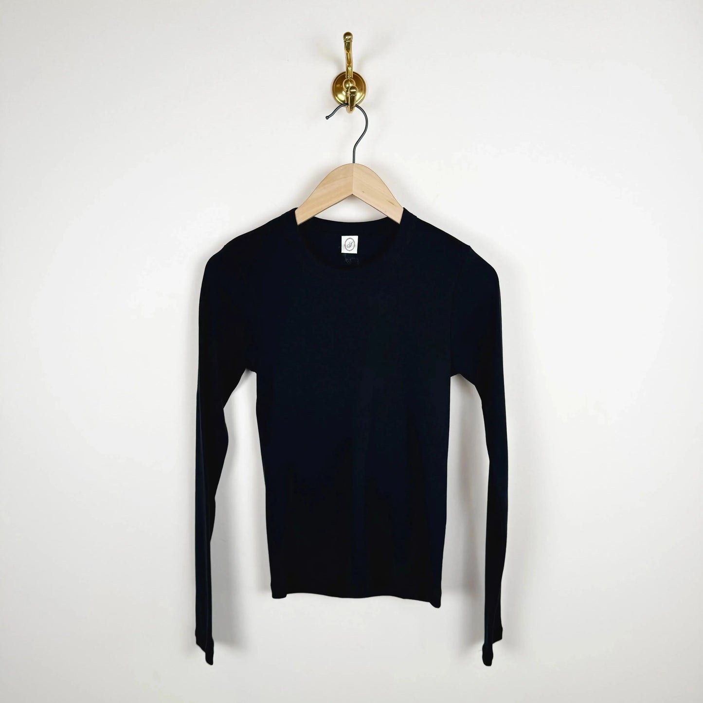 June Long Sleeve in Black-T-Shirts-Signe-eugenienewport