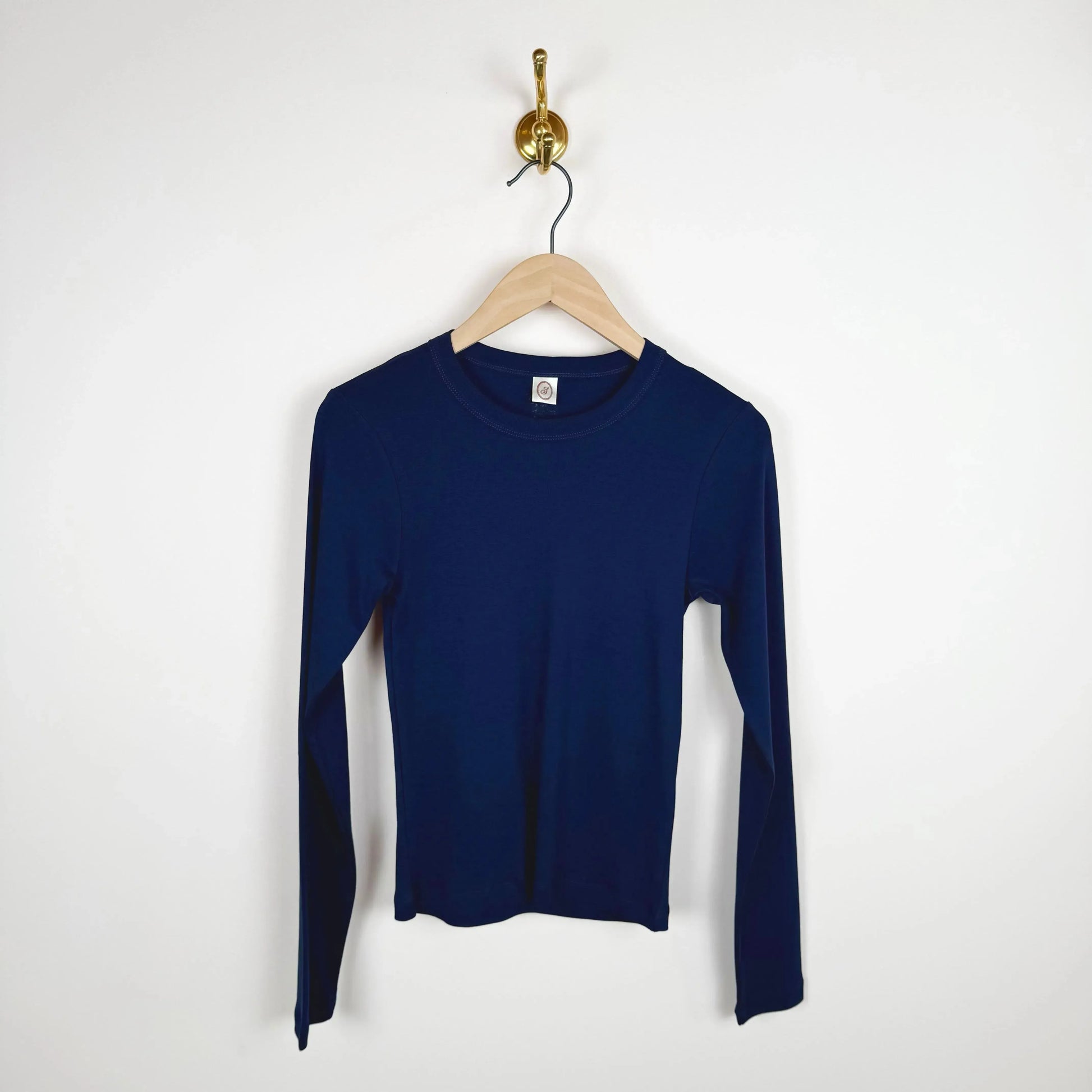 June Long Sleeve in Navy-T-Shirts-Signe-eugenienewport
