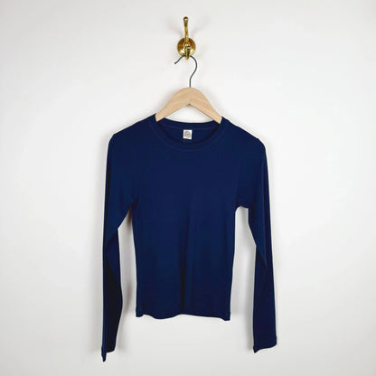 June Long Sleeve in Navy-T-Shirts-Signe-eugenienewport