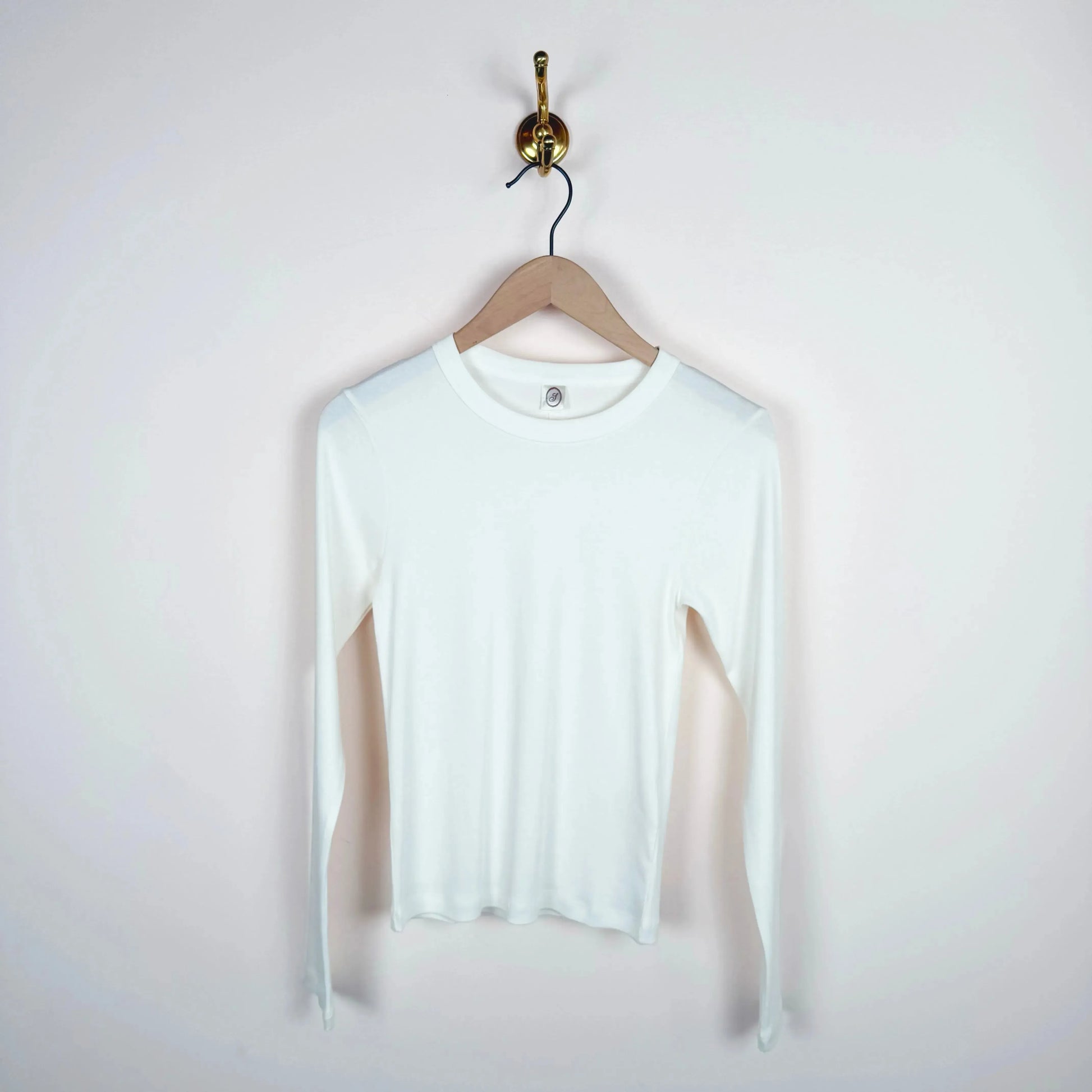 June Long Sleeve in Off White-T-Shirts-Signe-eugenienewport