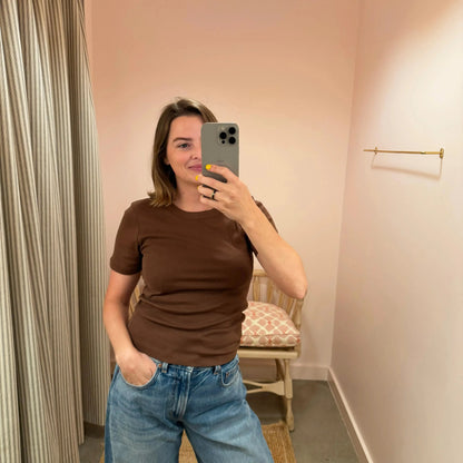 June T-Shirt in Brown-T-Shirts-Signe-eugenienewport