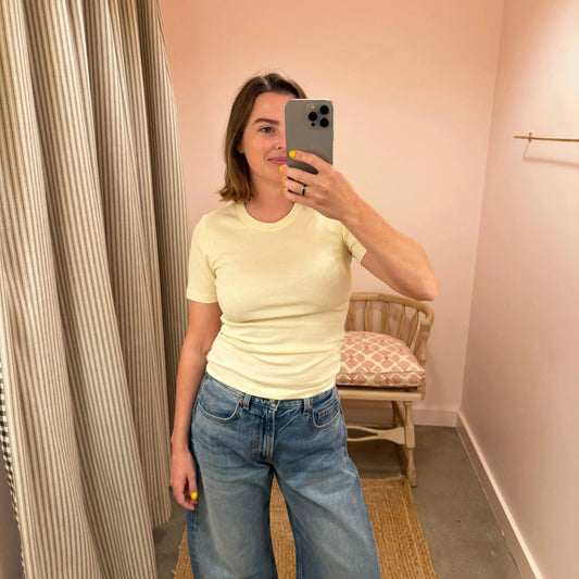 June T-Shirt in Butter-T-Shirts-Signe-eugenienewport