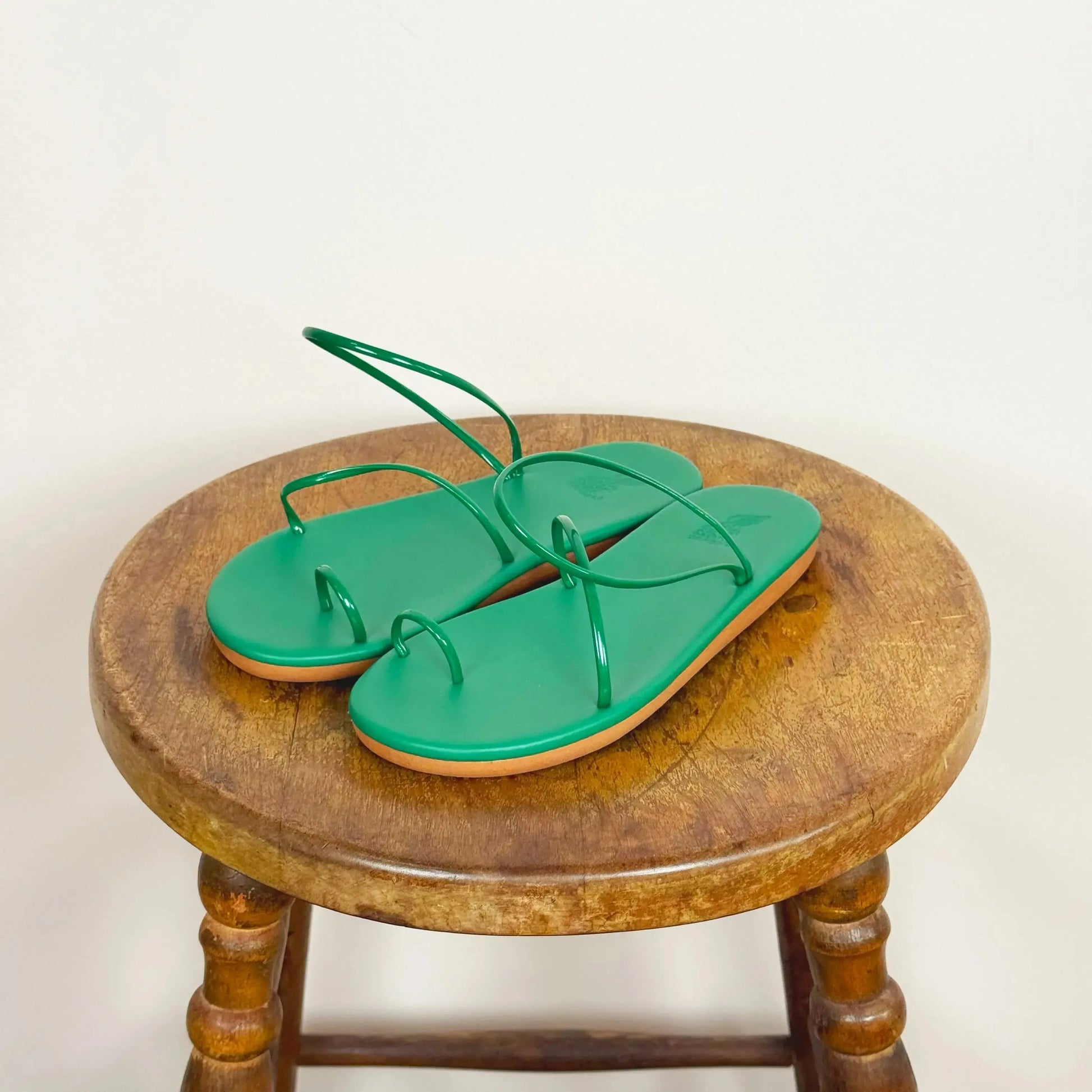 Kansiz in Green-Shoes-Ancient Greek Sandals-eugenienewport