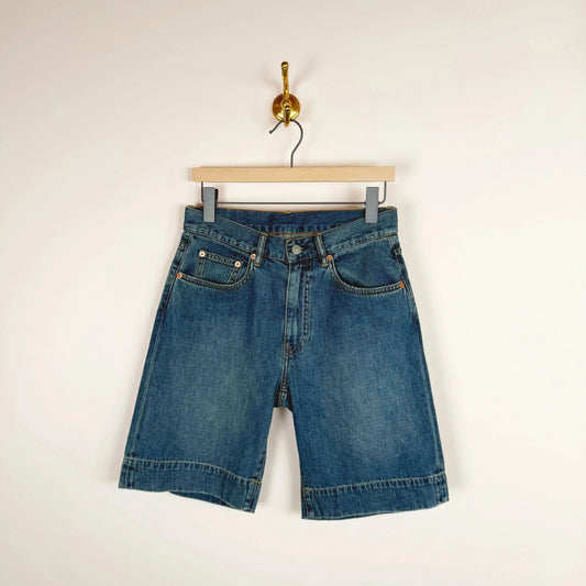 Keaton Relaxed Short in Shane Indigo-Shorts-Denimist-eugenienewport