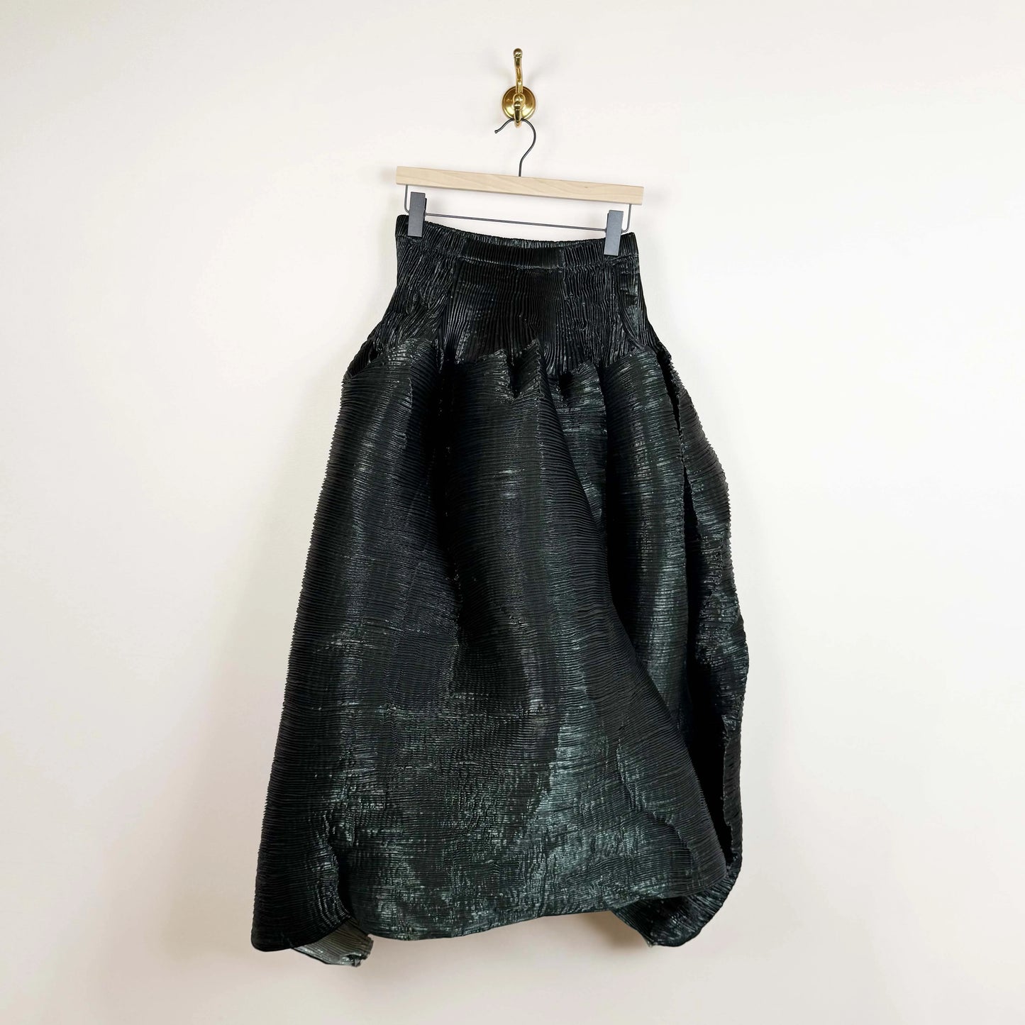 Kenza Skirt in Moss Metallic-Skirts-Julia Heuer-eugenienewport