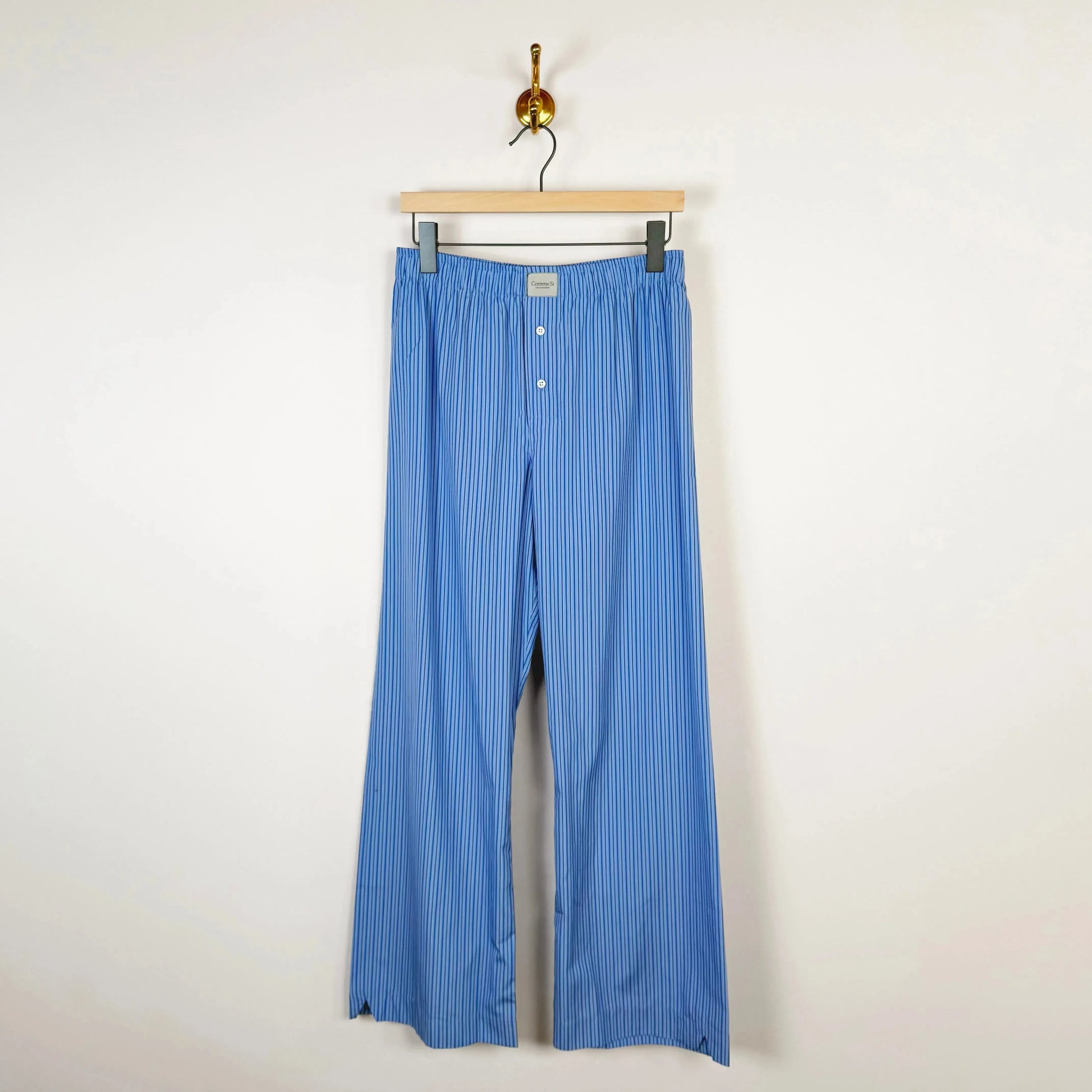 La Boxer Alta in Celeste Stripe-Pants-Comme Si-eugenienewport