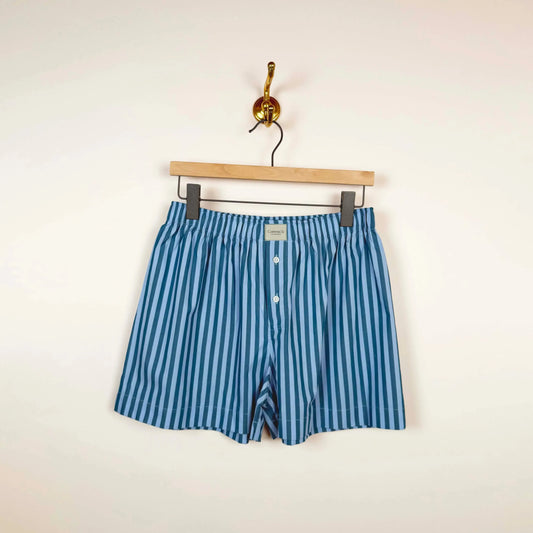La Boxer Classica in Lagoon Stripe-Shorts-Comme Si-eugenienewport