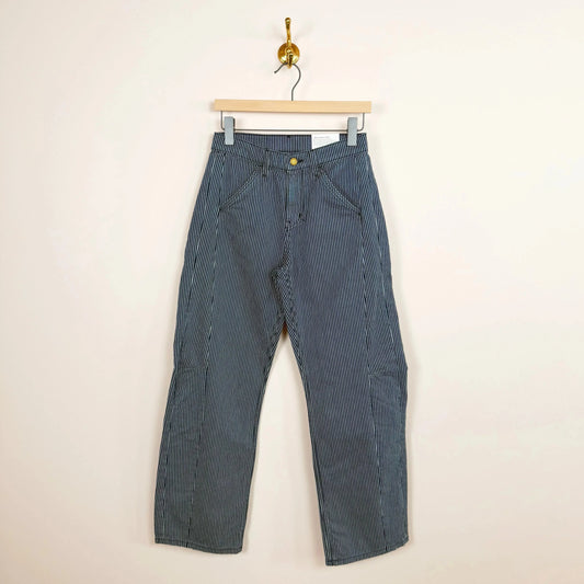 Lange Lasso in Indigo White Stripe-Denim-B Sides-eugenienewport