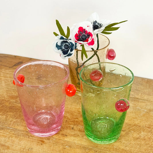 Le Petit Vase Pivoine in Garden Green/Pink-Home-La Romaine Editions-eugenienewport