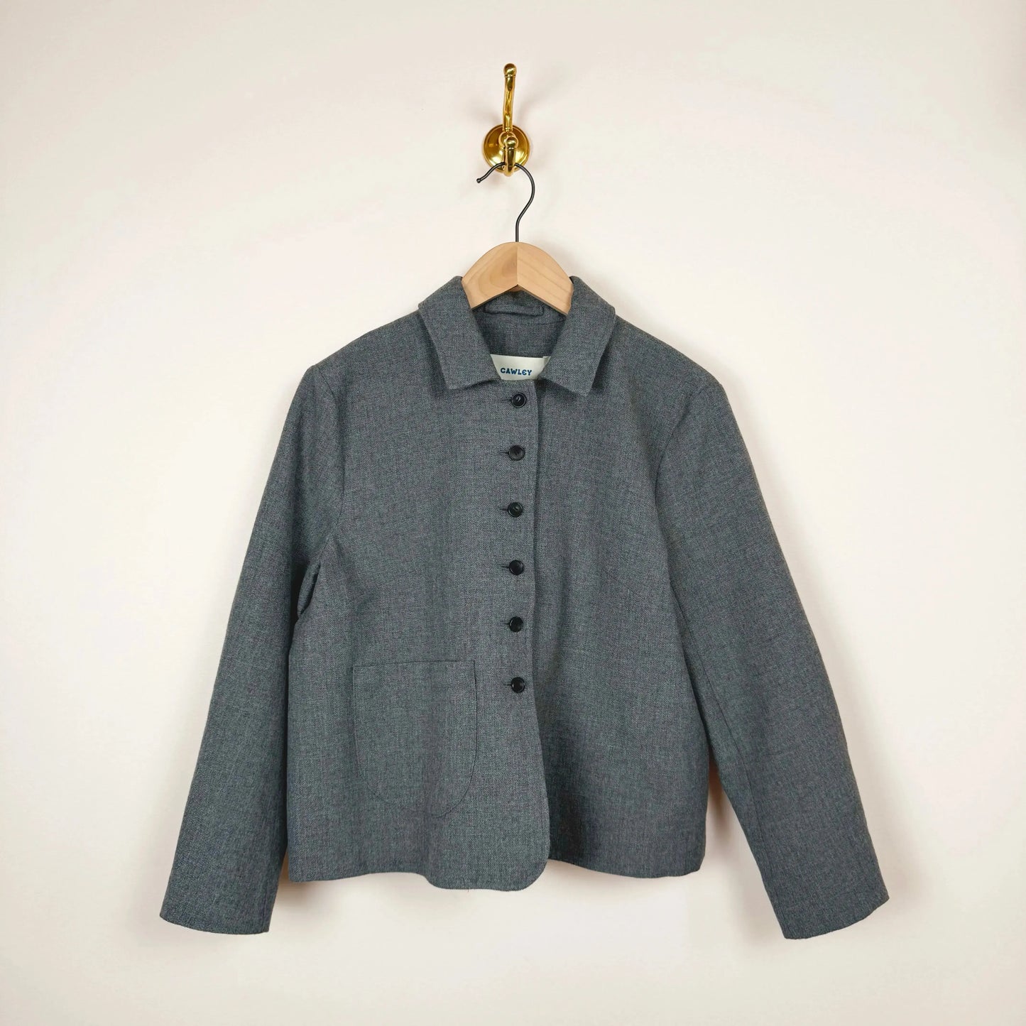 Lillie Jacket in Light Grey-Jackets-Cawley-eugenienewport