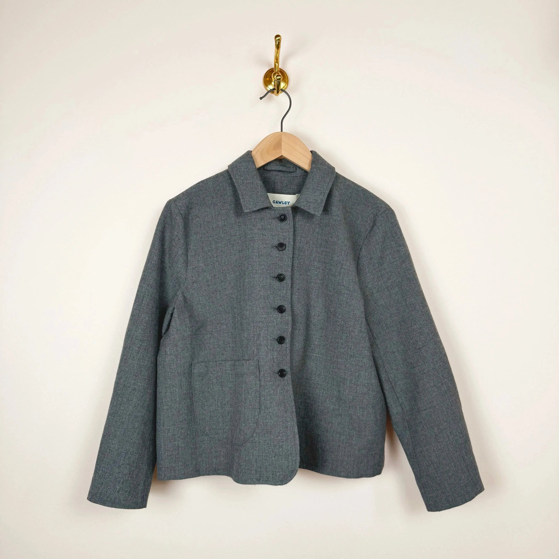 Lillie Jacket in Light Grey-Jackets-Cawley-eugenienewport