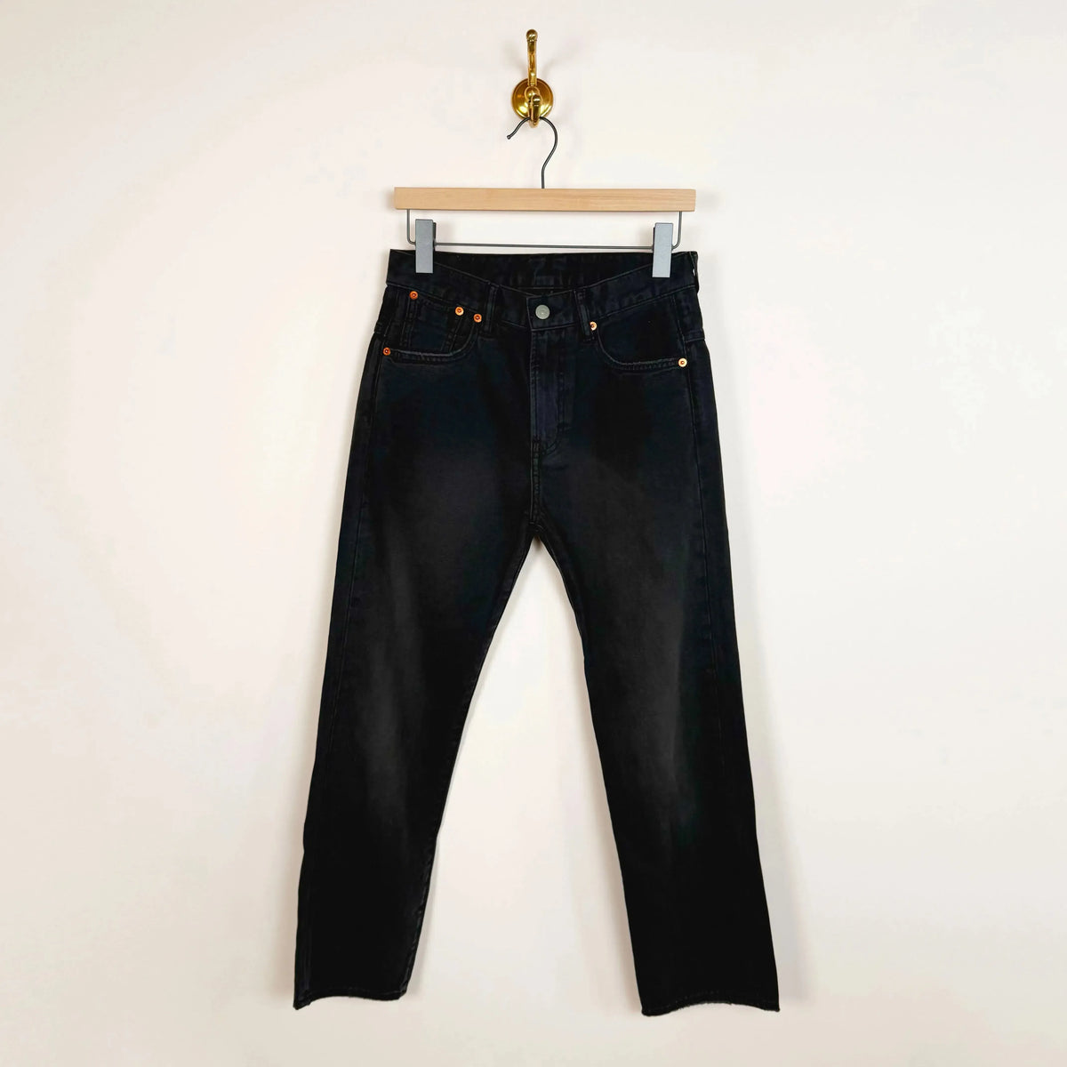 Lucy BF Jean in Worn Black-Denim-Denimist-eugenienewport