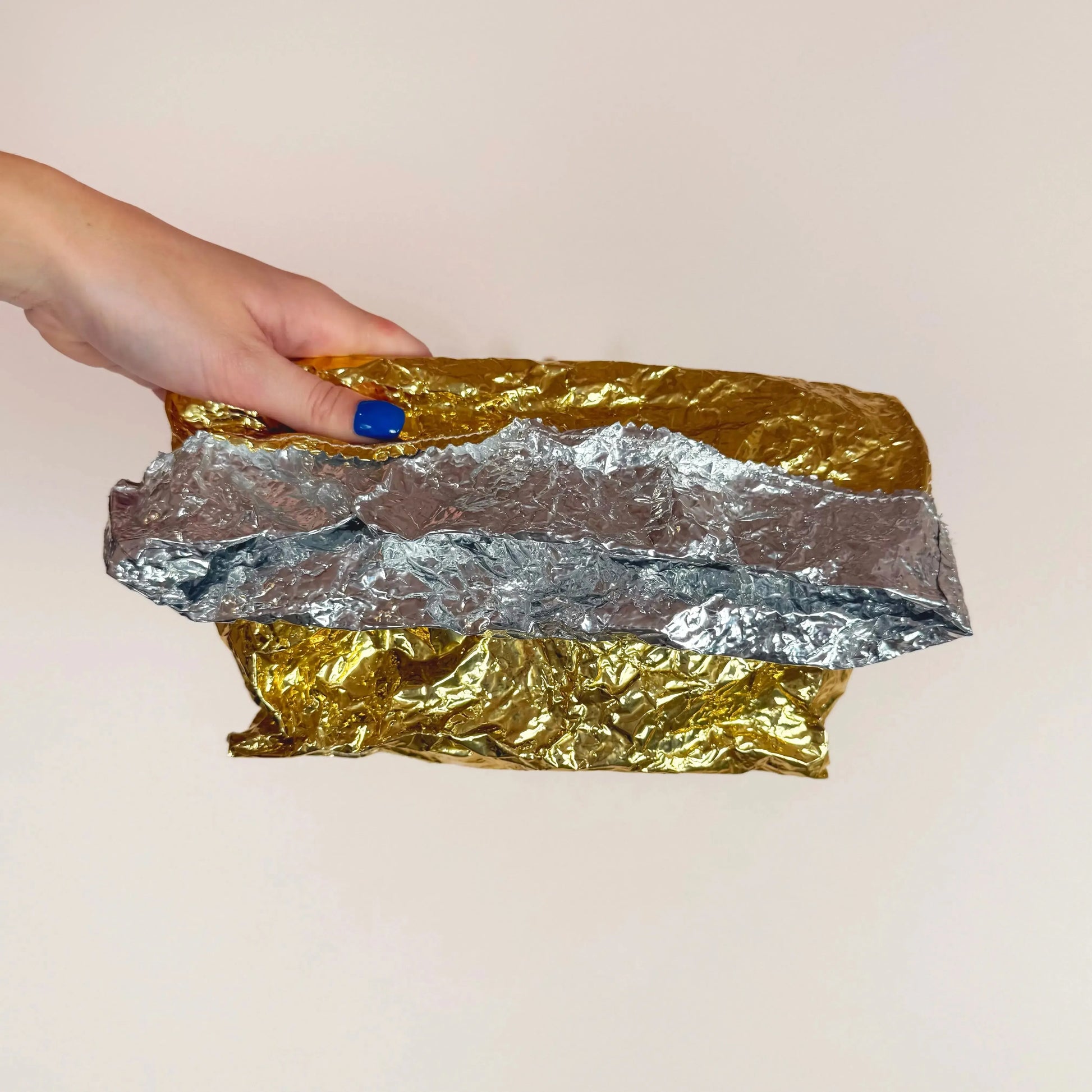 Lunch Bag in Gold/Silver-Accessories-Zilla-eugenienewport