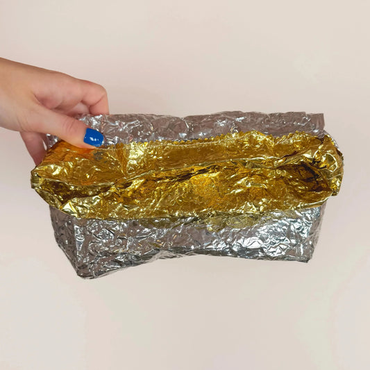 Lunch Bag in Silver/Gold-Accessories-Zilla-eugenienewport