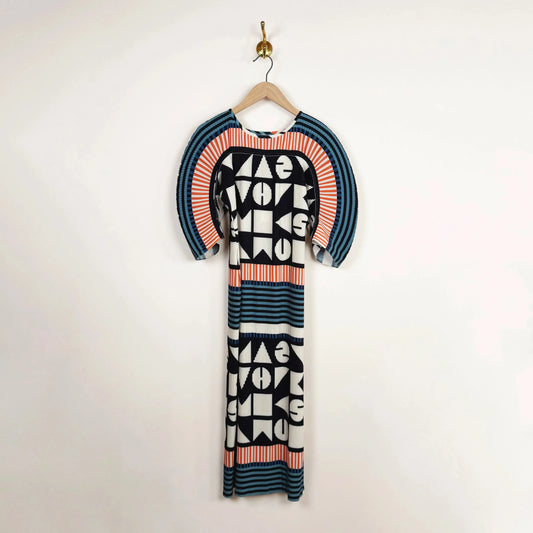Lupu Plisse Dress in Bobs-Dresses-Henrik Vibskov-eugenienewport