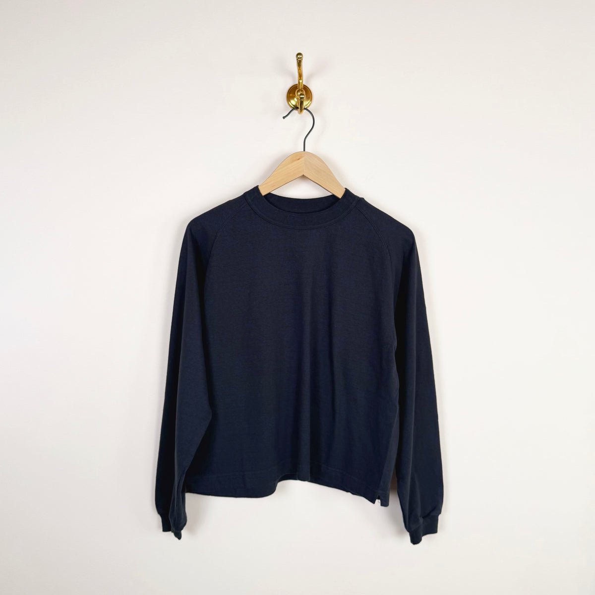 Mahuna Long Sleeve T-Shirt in Blue Graphite
