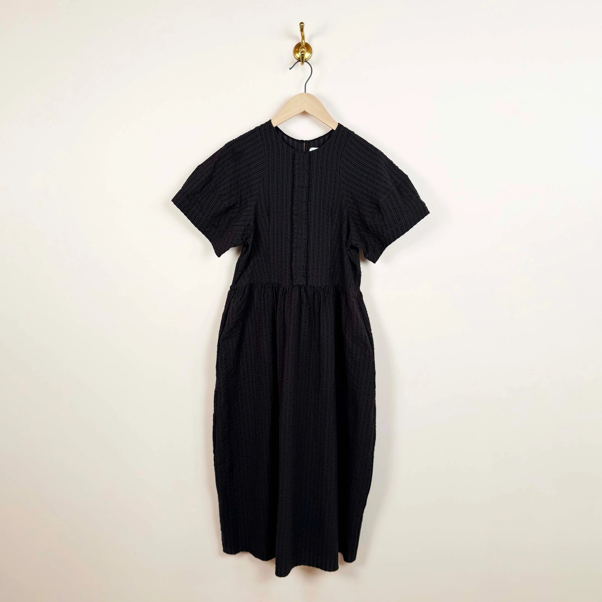 Malu Dress in Navy Brown Melange-Dresses-Fabiana Pigna-eugenienewport