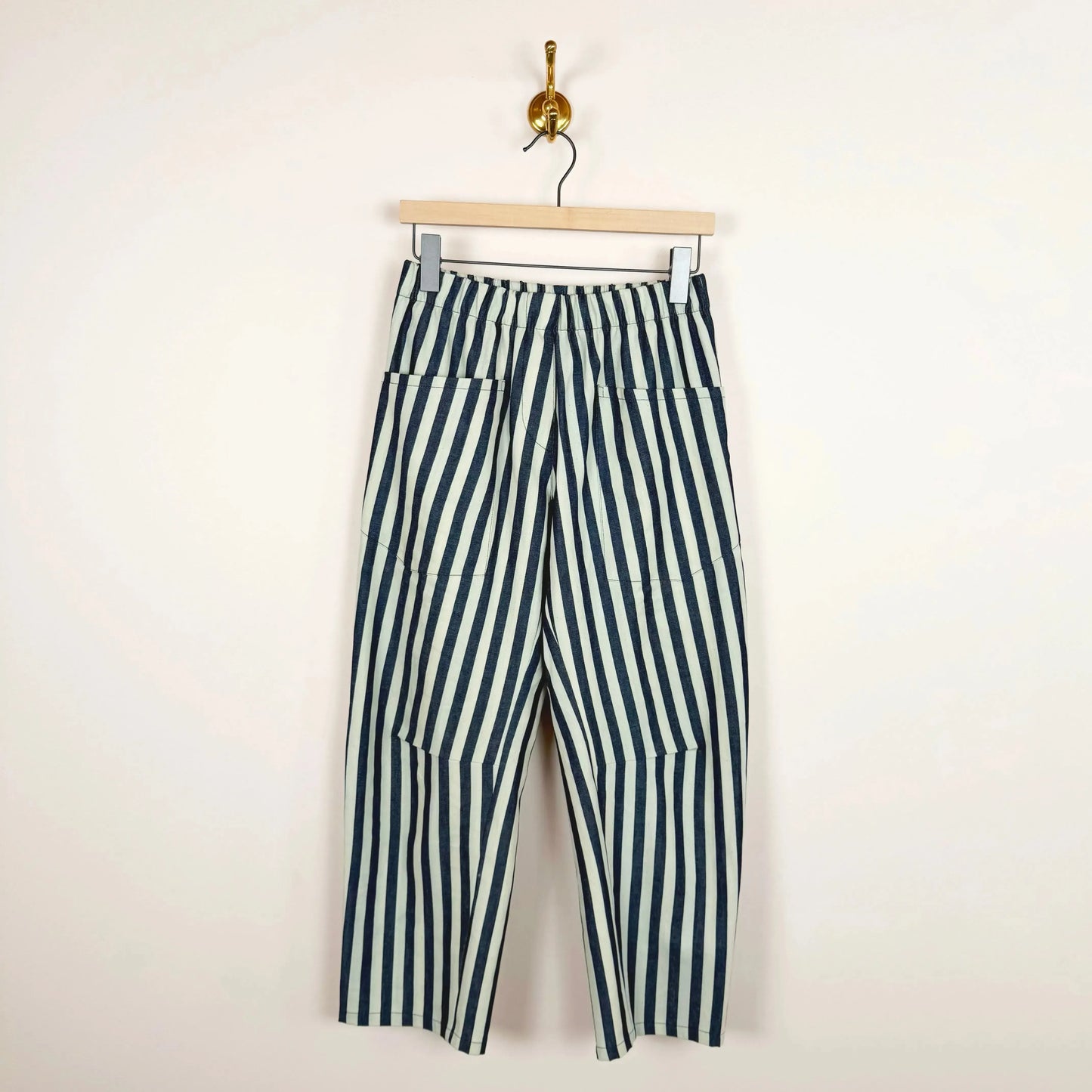 Martini Pant in Denim Stripe-Pants-Aquarius Cocktail-eugenienewport