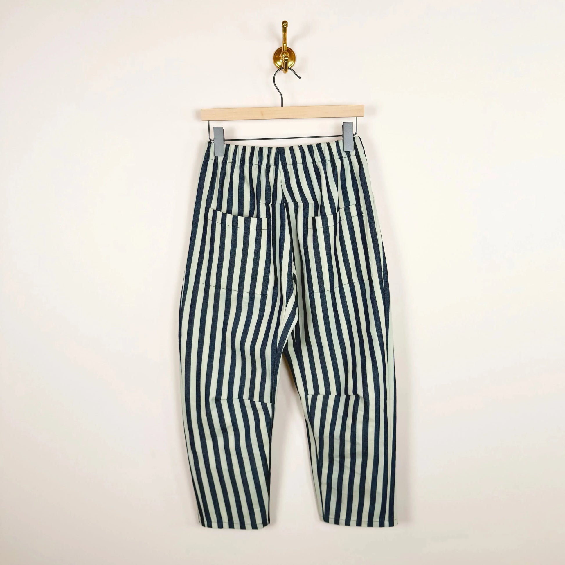 Martini Pant in Denim Stripe-Pants-Aquarius Cocktail-eugenienewport