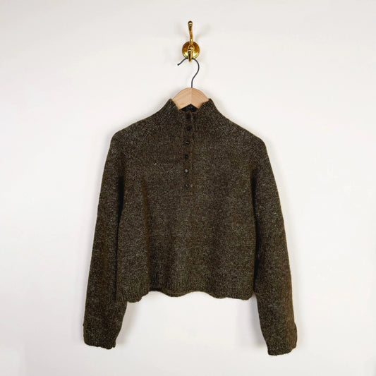 Melange Polo Sweater-Sweaters-Cordera-eugenienewport