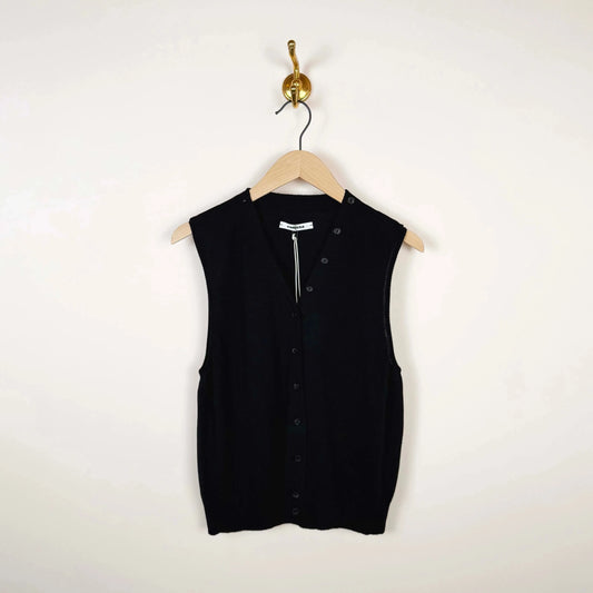 Merino Wool Button Waistcoat-Sweaters-Cordera-eugenienewport